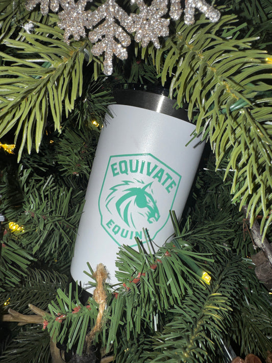 20oz EQUIVATE METAL TUMBLER + STRAWS