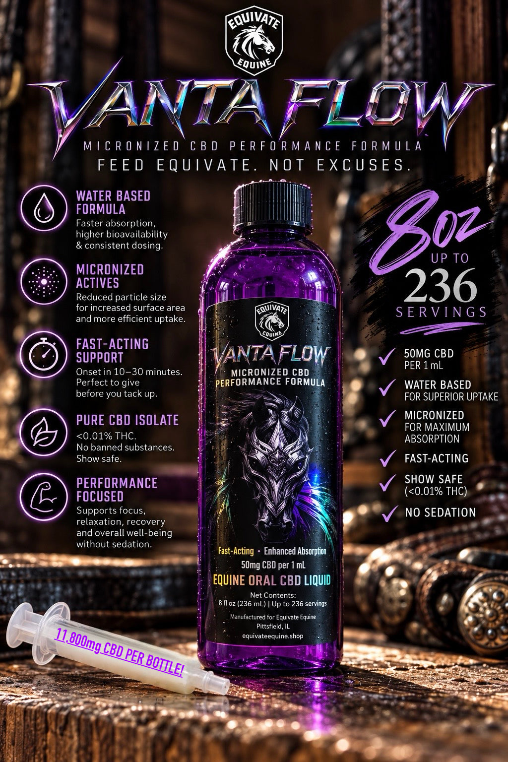 VANTA FLOW - Micronized Oral CBD Formula
