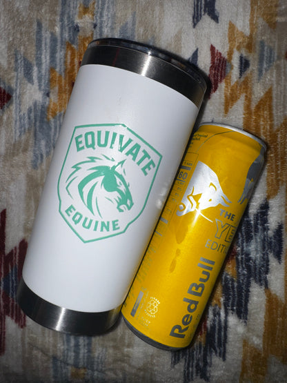 20oz EQUIVATE METAL TUMBLER + STRAWS