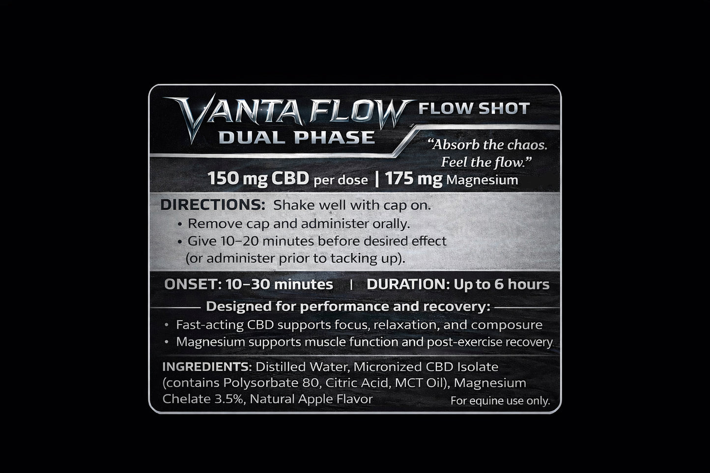 VANTA FLOW - Micronized Oral CBD Formula